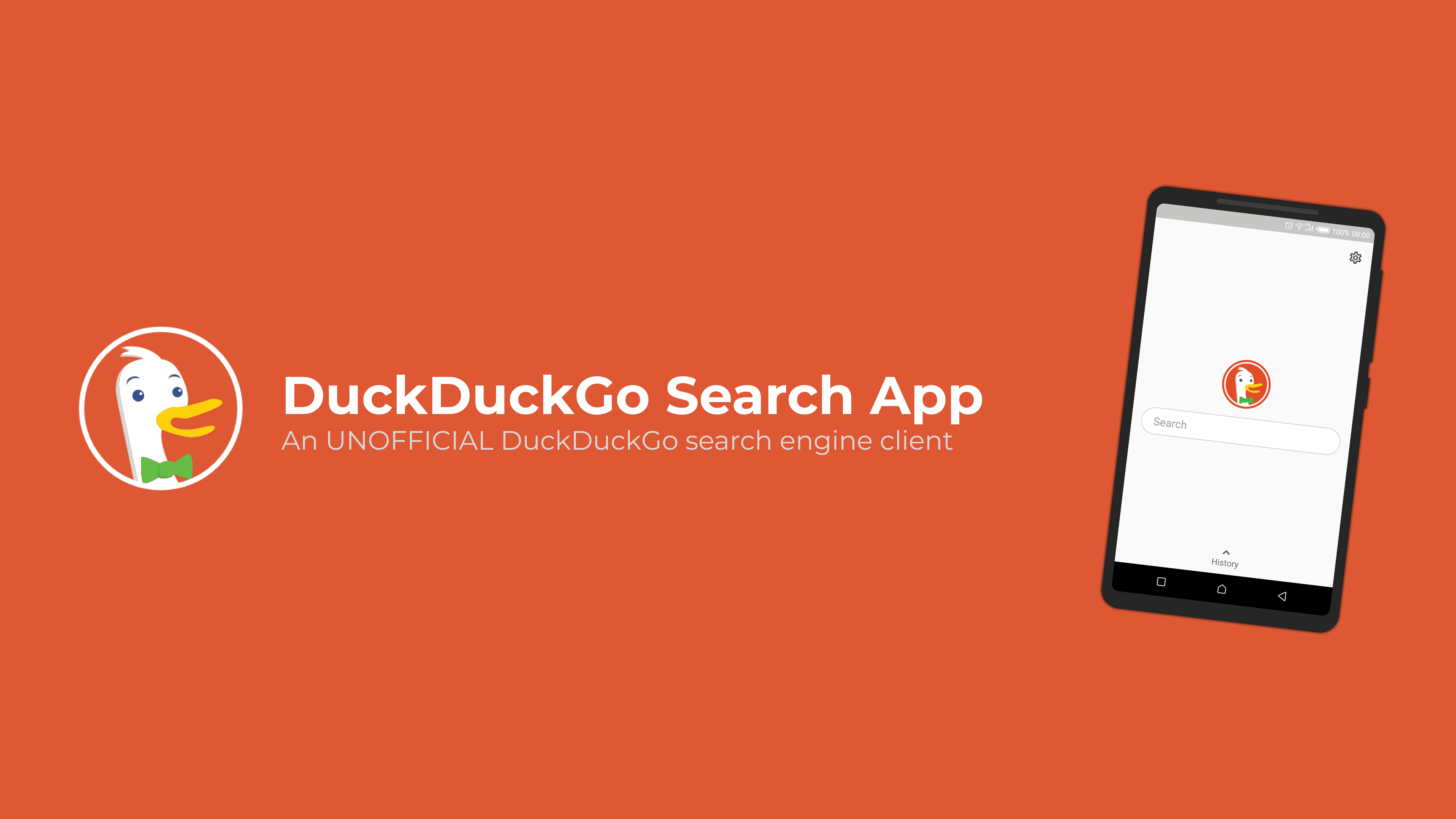 DuckDuckGo Search App Cover